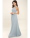 Air Of Romance Light Blue Maxi Dress
